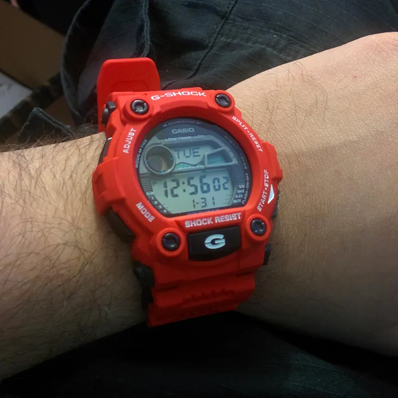 Casio G-Shock Red Lifeguard Rescue Men's Watch- G7900A-4